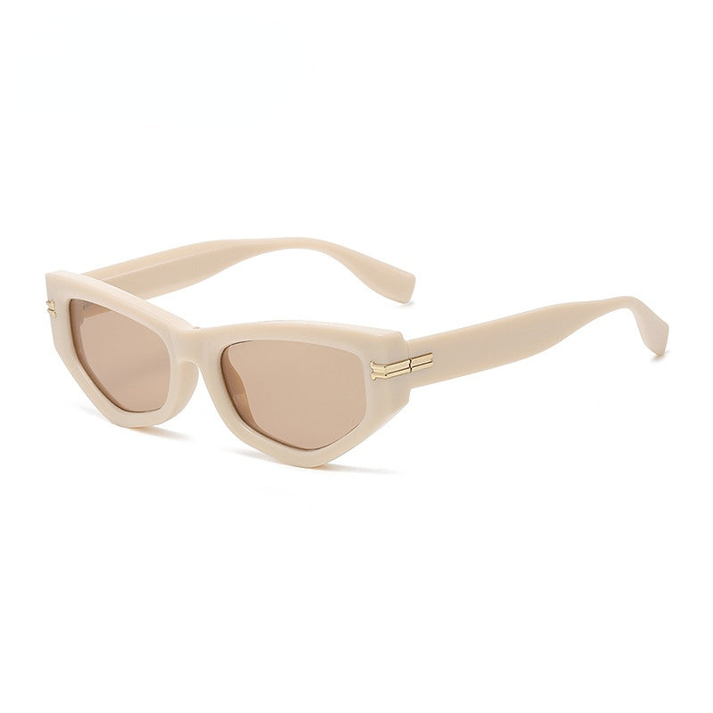 Wholesale PC Narrow Frame Cat Eye Sunglasses